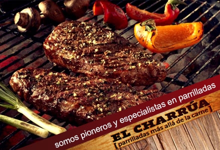 [Imagen:¡Paga $13 y consumes $26 en todo el delicioso menú de El Charrúa!]