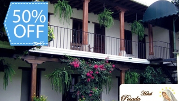 [Imagen:¡Increíble hospedaje en Antigua! ¡Paga Q320 en lugar Q640 por Estadía para 2 Personas en Habitación Doble + 2 Desayunos Continentales en el Hotel Posada de María en Antigua Guatemala!]