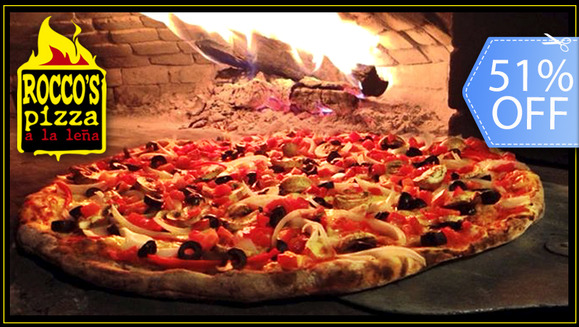 [Imagen:¡Riquísimo Viaje Culinario para 2! ¡Paga Q79 en vez de Q160 por Pizza Mediana Gourmet a Elección + Cubetazo de Cerveza o Pichel de Bebida en Rocco's Pizza!]