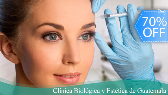 [Imagen:¡Paga Q499 en lugar de Q1,650 por Aplicación de 12 Unidades de Botox en Frente, Patas de Gallo o Entrecejo + Evaluación Médica en Clínica Biológica y Estética de Guatemala!]