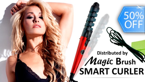 [Imagen:¡Paga Q249 en lugar de Q500 por Rizador de Cabello “Smart Curler" Distributed by Magic Brush!]