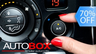 Carga de Aire Acondicionado + Desinfección de Cabina con Amonio Cuaternario y Más