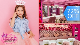 [Imagen:Día de Salón y Glamour para Tu Princesa: Peinado, Maquillaje, Manicure, Vestidos, Accesorios, Fotos y Más.]