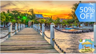[Imagen:¡Estadía para 4 en El Caribe! Habitación con A/C, Desayunos, Playa de Arena Blanca y Más]