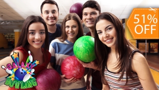 [Imagen:Galaxy Bowling: 1 Hora de Boliche para 5 Personas + Zapatos]