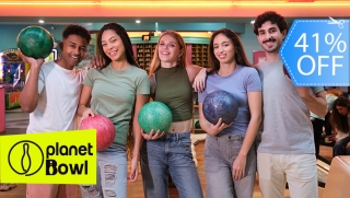 [Image: ¡Flash Sale! para 24 al 30 de Noviembre! 1 Hora de Boliche Hasta Para 5 ¡Solo 75 Cupones Disponibles!m]