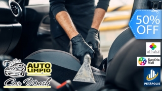 [Image: Limpieza de Tapicería Automotriz, Lavado Exterior con Cera, Desmanchado de Aros y Más.m]