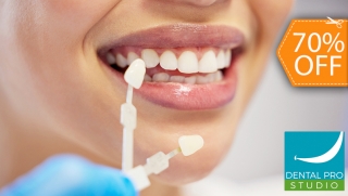 [Image: 1 Carilla de Resina que Corrige Imperfecciones + Limpieza con Ultrasonido + Pulido Dental Profilaxism]