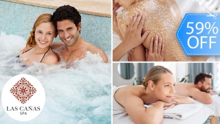 [Image: ¡Las Cañas Spa! Día de Spa para 2 con Masajes, Jacuzzi, Mascarillas, Exfoliación, Bebidas y Más.m]