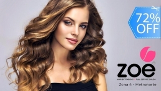 [Image: Mechas a Elección: Californianas, Copacabana, Balayage o Tinte Completo, Inyección de Reparación y Másm]
