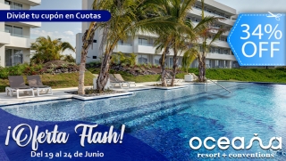 [Image: ¡Flash Sale! Oceana Resort: ESTADÍA TODO INCLUIDO del 19 al 24 de junio ¡Solo 12 Cupones Disponibles!m]