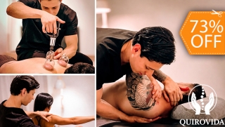 [Image: 2 Ajustes Quiroprácticos Completos en Espalda, Cuello, Brazos y Piernas + 2 Terapias  Complementarias + Evaluaciónm]