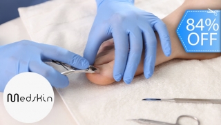 [Image: Pedicure Médico: Limpieza, Extracción, Medicamento para Uñas con Afecciones, Evaluación y Másm]