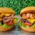 [Image: ¡Dupla Deliciosa! ¡Paga $11 en Lugar de $17.96 por 2 Hamburguesas: “Camaronera” y “Cheesy Bacon" + 2 Papas Fritas + 2 Limonadas Naturales de la Casa!m]