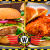 [Imagen:¡Paga $15 en Lugar de $32.39 por 1 Entrada de Aros de Cebolla o Media Orden de Nachos + 2 Platos a Elección entre Buffalo Chicken Sandwich o Chessy Burger + 2 Sodas o Tés Helados con Refill!]