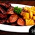 [Imagen:¡Paga Q115 en vez de Q230 por Sampler Futbolero para 3 que Incluye: 1 Libra de Alitas en Salsa Barbacoa o Búfalo + 8 Onzas de Chorizo Argentino + 1 Porción Grande de Papas Fritas + 3 Cervezas (Gallo o Cabro) o Bebida Natural en Restaurante San Telmo!]