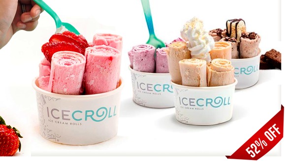 [Image: ¡Paga $5 en lugar de $10.50 por 3 Ice Cream Rolls Medianos!m]