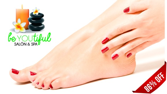 [Image: ¡Paga $10 en lugar de $70 Manicure + Pedicure Spa + Esmaltado OPI + Reflexología + Lavado + Tratamiento Capilar de Keratina o Chocolate + Limpieza de Puntas + Planchado o Secado + Depilación de Ceja y Bozo!m]