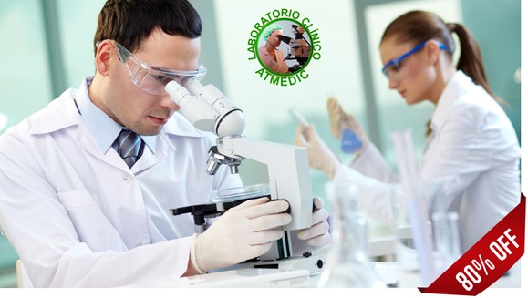 [Image: ¡Paga $15 en lugar de $75 por Exámenes de Laboratorio Clínico a Elección entre Perfil Básico, Diabético, Tiroideo, Prostático, Digestivo o de Riñón, Hígado y Páncreas!m]