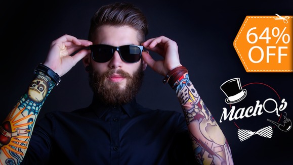 [Image: ¡Paga $15 en Lugar de $42 por Corte de Cabello + Lavado + Aplicación de Cera o Gel + Masaje Relajante!m]