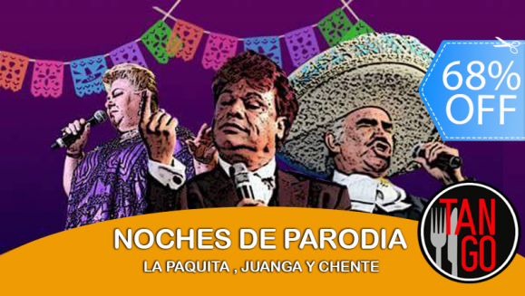 [Image: ¡Paga Q99 en lugar de Q310 por 2 Entradas a Show de Parodia + 2 Cervezas, Copas de Vino o Bebidas Naturales + 1 Entrada de Carpaccio!m]