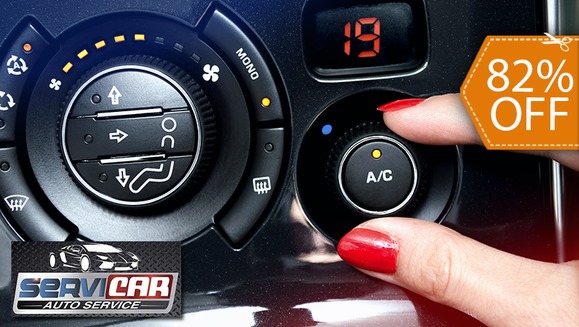 [Image: ¡Paga $15 en Lugar de $85 por Carga Completa de Aire Acondicionado + Revisión de Fugas + Limpieza de Filtro de Cabina + Vacío al Sistema de A/C + Escaneo Computarizado + Revisión de Filtro de Aire de Motor, Cámara de Aceleración y Frenos!m]