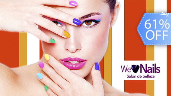 [Image: ¡Paga Q49 en lugar de Q125 por Esmalte Permanente en Gel en Manos + Manicure Express!m]