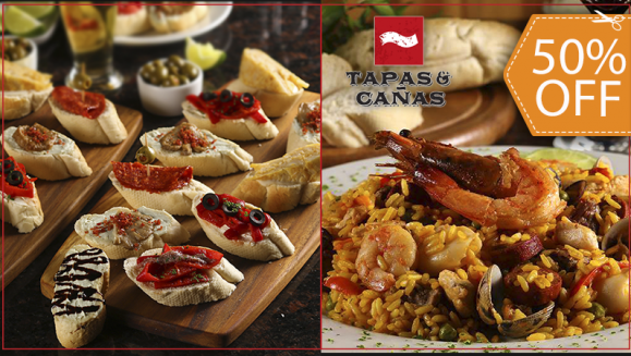 [Image: ¡Paga $10 y Consume $20 en Tapas, Montaditos, Bocadillos, Paellas, Tortillas Españolas, Sangría, Vino de la Casa, Sodas y Jugos Naturales!m]