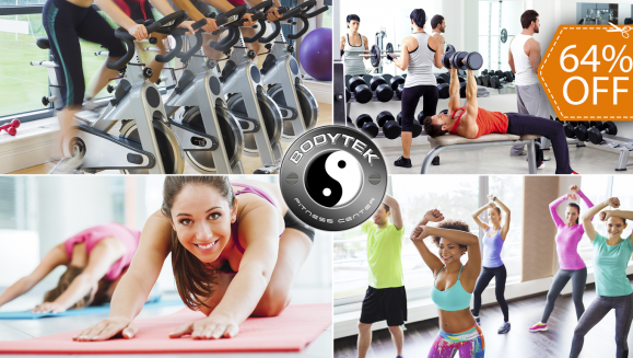 [Image: ¡Paga $20 en Lugar de $55 por 1 Mes de Gimnasio TODO INCLUIDO: Pesas, Máquinas, Spinning, Yoga, Aeróbicos, Insanity, BootCamp, Baile + Matrícula!m]