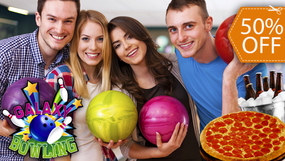 [Image: ¡Paga $29 en Lugar de $58 por Boliche para 6 con: 1 Hora de Pista + Alquiler de 6 Pares de Zapatos + Balde de 6 Cervezas + 1 Pizza de 6 Porciones!m]