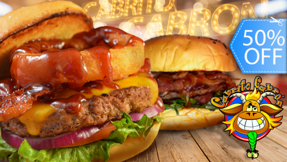 [Image: ¡Paga Q40 en lugar de Q80 por 2 Hamburguesas Premium a Elección entre Tejana, Onion o Gaucha!m]