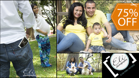 [Image: ¡Paga $20 en Lugar de $80 por 1 Sesión Fotográfica de 1 Hora en Exterior hasta para 5 Personas + CD con 25 Fotos Editadas + 1 Foto Tamaño Poster!m]