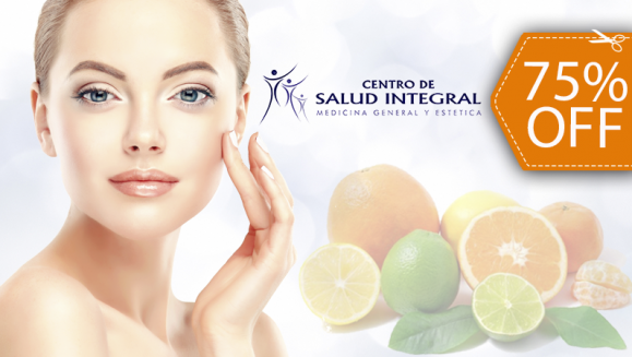 [Image: ¡Paga $25 en Lugar de $100 por Paquete Facial Post-Verano con: 2 Peelings Médicos de Vitamina C Delivery Serum + 2 Altafrecuecias + 2 Hidrataciones y Protecciones Solares + 2 Mascarillas de Colágeno!m]