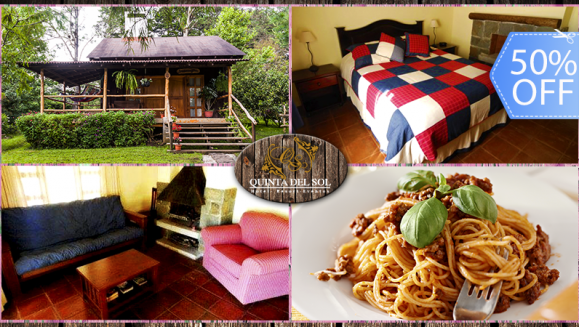 [Image: ¡Inolvidable Estadía Romántica! ¡Paga Q499 en vez de Q998 por Estadía para 2 Personas en Cabaña Jr. Equipada con Sala, Chimenea y Balcón + 2 Cenas a Elección + Decoración Romántica con Pétalos de Rosa y Velas + Impuestos!m]