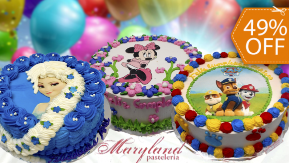 [Image: ¡Paga $25 en Lugar de $44.95 por Pastel Redondo de 40 Porciones con Relleno Premium + Decoración con Fotografía o Imagen Impresa en Papel de Arroz!m]