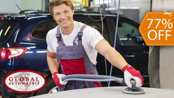 [Image: ¡Paga $19 en lugar de $82.50 por Restauración de Pintura (Robin, Abrillantador, Pasteado a Máquina 3M) + Pulido de Silvines + Aspirado + Siliconeado + Scanner Computarizado + Diagnostico General y Revisión y Ajuste de Frenos!m]