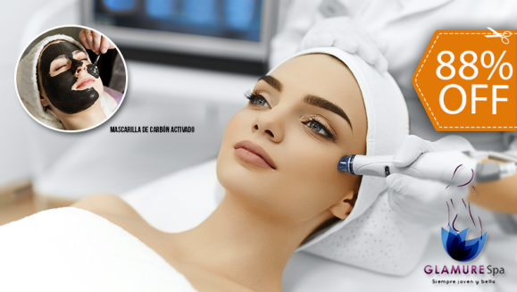 [Image: ¡Paga $16 en Vez de $135 por Microdermoabrasión con Punta de Diamante + Fotorejuvenecimiento Láser + Mascarilla de Carbono Activado + Masaje Facio-craneal con Piedras Frías + Limpieza y Exfoliación con Microcristales + Análisis Facial y Más!m]