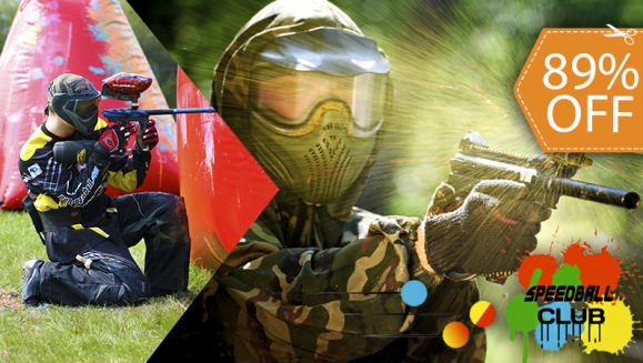 [Image: ¡Día de Paintball hasta para 5 personas! ¡Paga $12 en lugar de $112 por Paquete de Paintball que Incluye: 125 Paintballs + Uso de Campo + Alquiler de 5 Marcadoras + 5 Máscaras + 5 Chalecos + Pase de Aire Ilimitado!m]