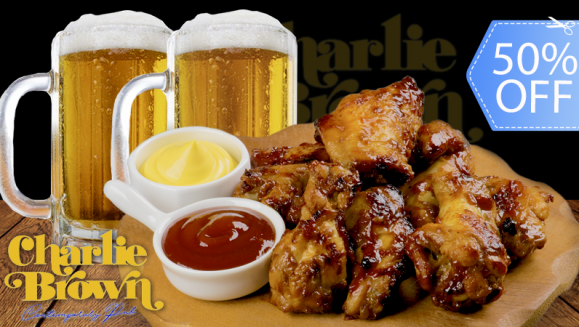 [Image: ¡Paga Q65 en lugar de Q129 por 2 Súper Tarros de Cerveza (1 Litro c/u) + Porción de 1.5 Libras de Muslitos de Pollo en Barbacoa!m]