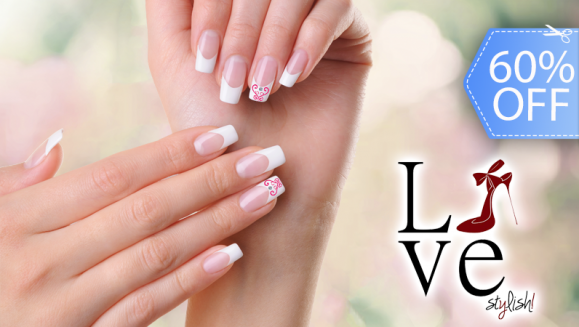 [Image: ¡Paga Q60 en lugar de Q150 por Set de Uñas Acrílicas French o Naturales + Decoración en 2 Uñas + Parafina en Manos!m]