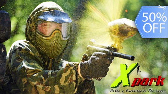 [Image: ¡Paga Q138 en vez de Q275 por Día de Diversión Extrema con Paintball para 2 que Incluye: Entradas al Parque + 200 Paintballs + Equipo de Seguridad: Mascara, Chaleco y Marcadora +Tanque de Aire + Uso del Campo + 2 Combos de Pizza y Bebida!m]