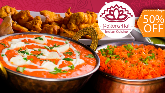 [Image: ¡El Verdadero Sabor de la India! ¡Paga $10 y Consume $20 en Todo el Exótico y Delicioso Menú! ¡Solo 353 Cupones Disponibles!m]