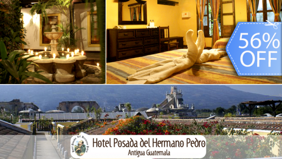[Image: ¡Paga Q299 en vez de Q680 por Romántica Estadía de 1 Noche para 2 Personas en Antigua Guatemala!m]