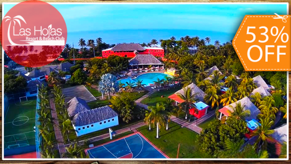 [Image: ¡Paga $70 en vez de $149 por Estadía de 1 Noche Hasta para 4 Personas en Bungalow Junior! ¡Solo 103 Cupones Disponibles!m]