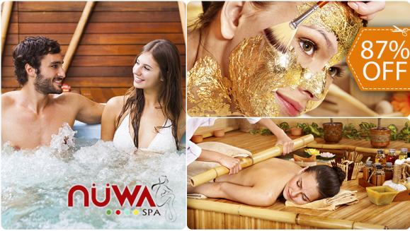 [Image: ¡Paga $25 en Lugar de $190 por 2 Limpiezas Faciales + 2 Exfoliaciones + 2 Hidrataciones + 2 Mascarillas de Oro + 2 Bambuterapias + 2 Jacuzzi + 2 Esencias Relajantes + 2 Baños de Aire Seco! ¡Sólo 203 Cupones Disponibles!m]