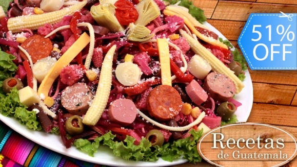 [Image: ¡Exquisita Tradición Chapina! ¡Paga Q49 en lugar de Q100 por 1 Libra de Fiambre Artesanal a Elección entre: Colorado, Blanco o Vegetariano!m]