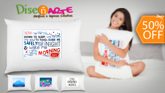 [Image: ¡Paga $9 en Lugar de $18 por Funda para Almohada con Estampado Personalizado!m]