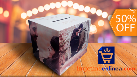 [Image: ¡Paga $12.50 en Lugar de $25 por Cubo-Buzón Fotográfico para Regalos de Sobre!m]