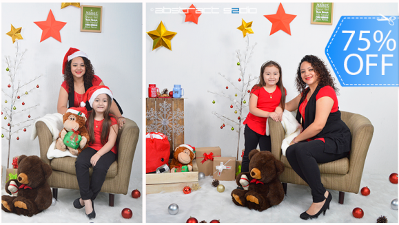 [Image: ¡Paga Q99 en lugar de Q400 por Sesión Fotográfica Profesional hasta para 5 Personas que Incluye: 20 Minutos de Sesión en Set Navideño + 2 Impresiones 5x7 + CD con 10 Fotografías Editadas!m]