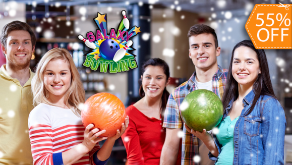 [Image: ¡Vamos al Boliche! ¡Paga $10 en lugar de $22 por 1 Hora de Boliche para 5 personas + Alquiler de 5 Pares de Zapatos!m]